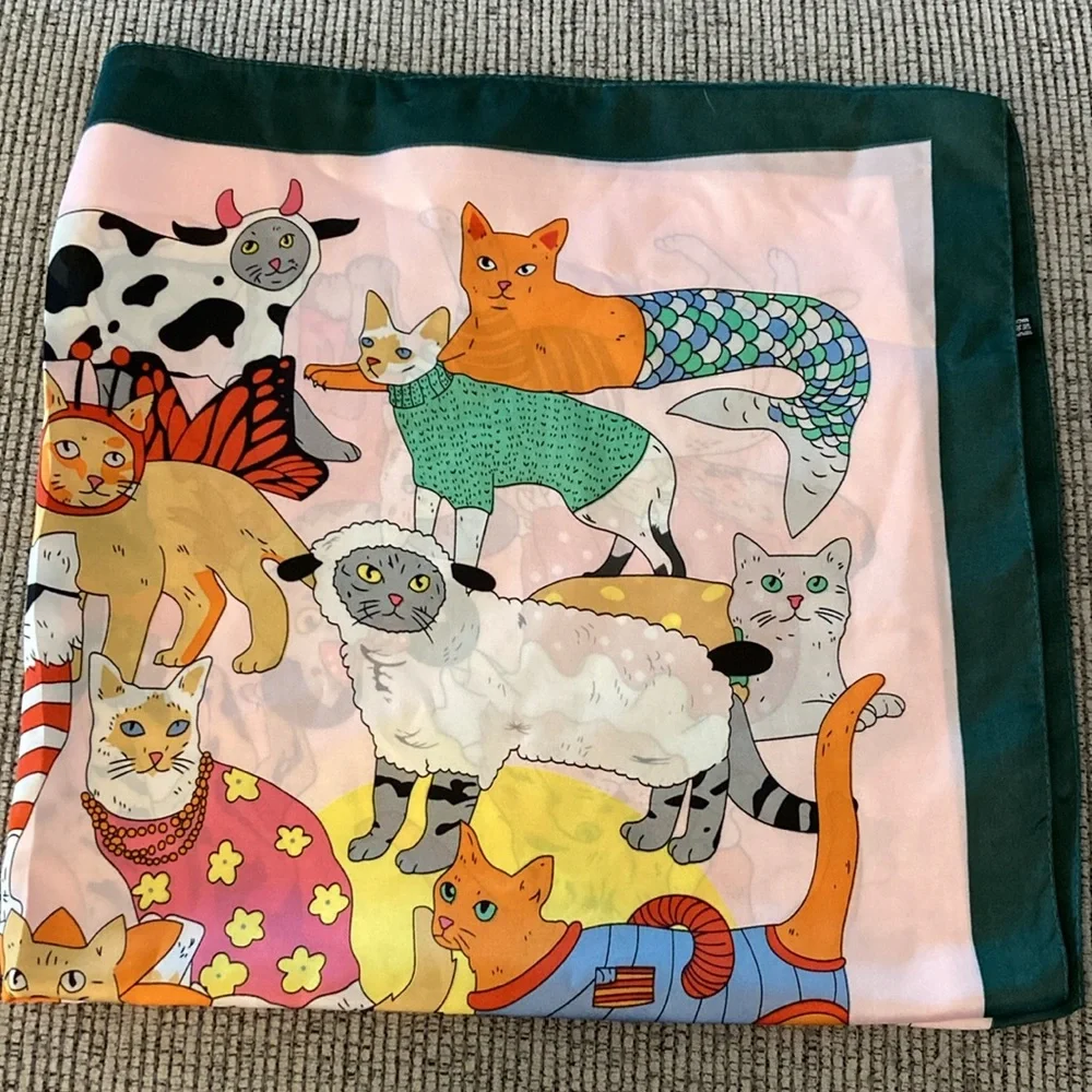 None cat scarf